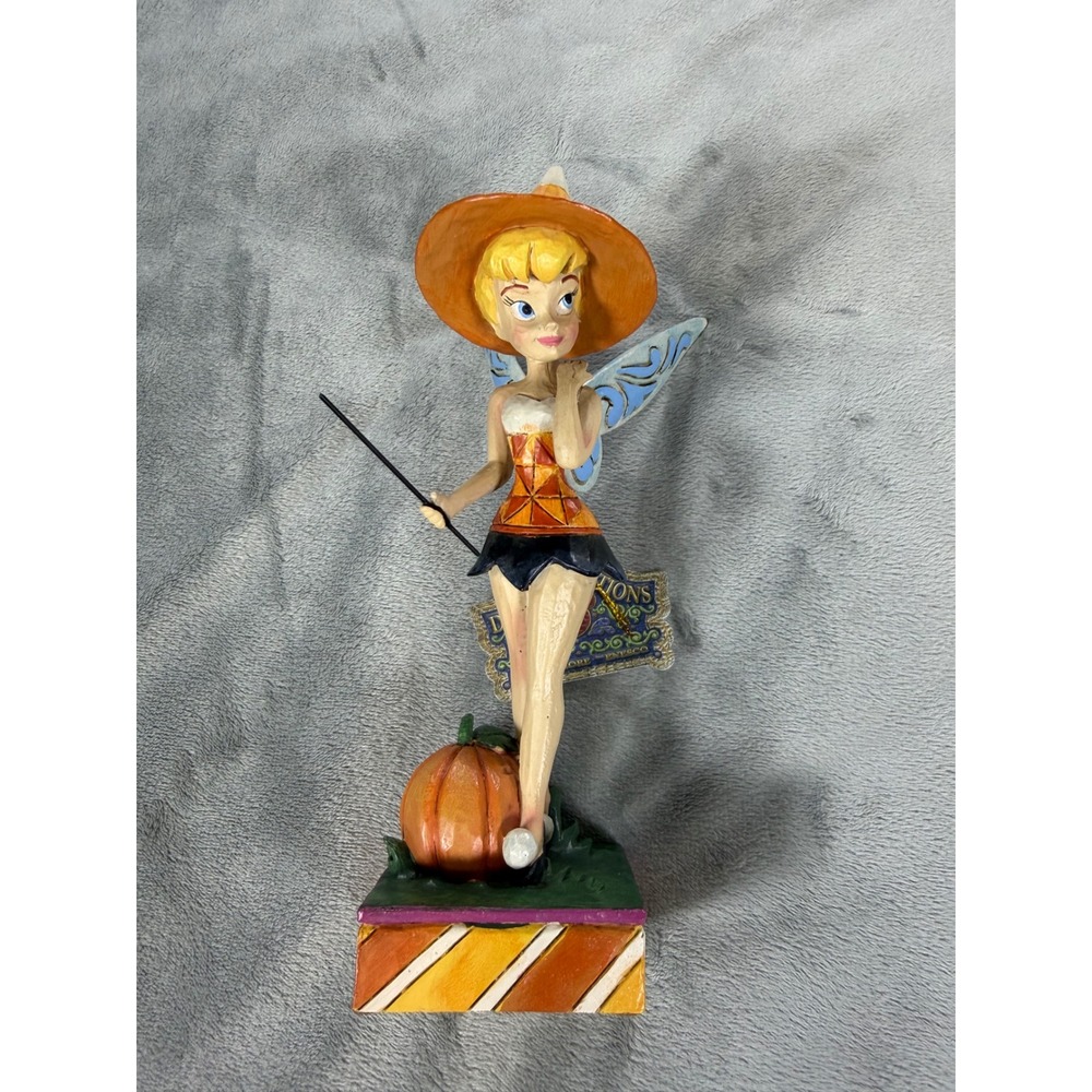 Jim Shore Tinkerbell Sweet Spell Halloween Figurine 4057949 Retired Disney - Picture 6 of 9